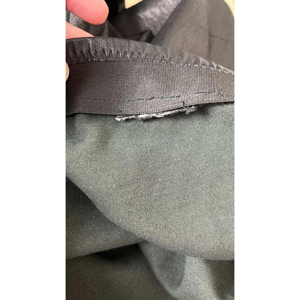 J BRAND BLACK LEATHER PLONGE LEGGINGS 29 - Picture 6 of 6